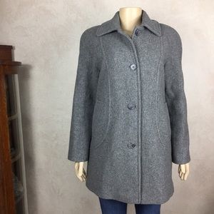 East 5th Gray Wool Blend Coat